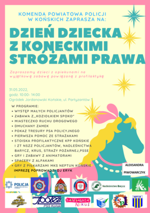 Dzień Dziecka z koneckimi policjantami