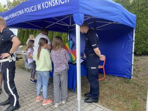 Piknik rodzinny z koneckimi policjantami