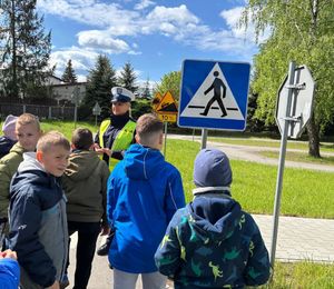 Edukacja w miasteczku ruchu drogowego w Stąporkowie