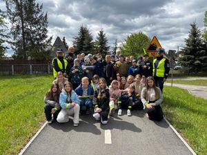 Edukacja w miasteczku ruchu drogowego w Stąporkowie