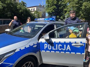 Przedszkolaki z wizytą w koneckiej komendzie