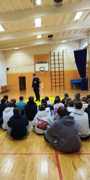 Spotkania profilaktyczne z uczniami