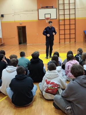 Spotkania profilaktyczne z uczniami