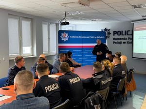 Spotkanie policjantów z kuratorami sądowymi