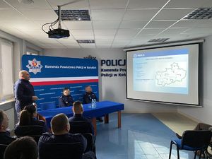 Odprawa roczna Komendy Powiatowej Policji w Końskich