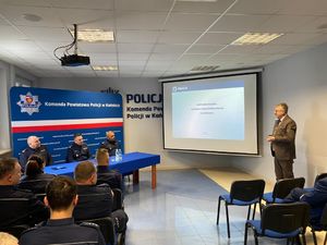 Odprawa roczna Komendy Powiatowej Policji w Końskich