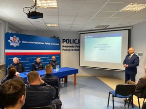 Odprawa roczna Komendy Powiatowej Policji w Końskich