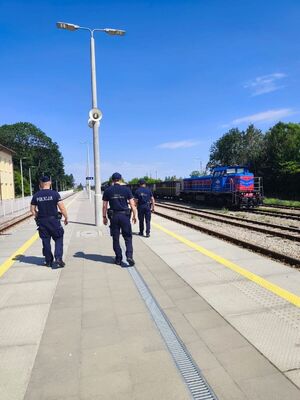 „Aktywna Tarcza-Active Shield”- działania policjantów i straży ochrony kolei