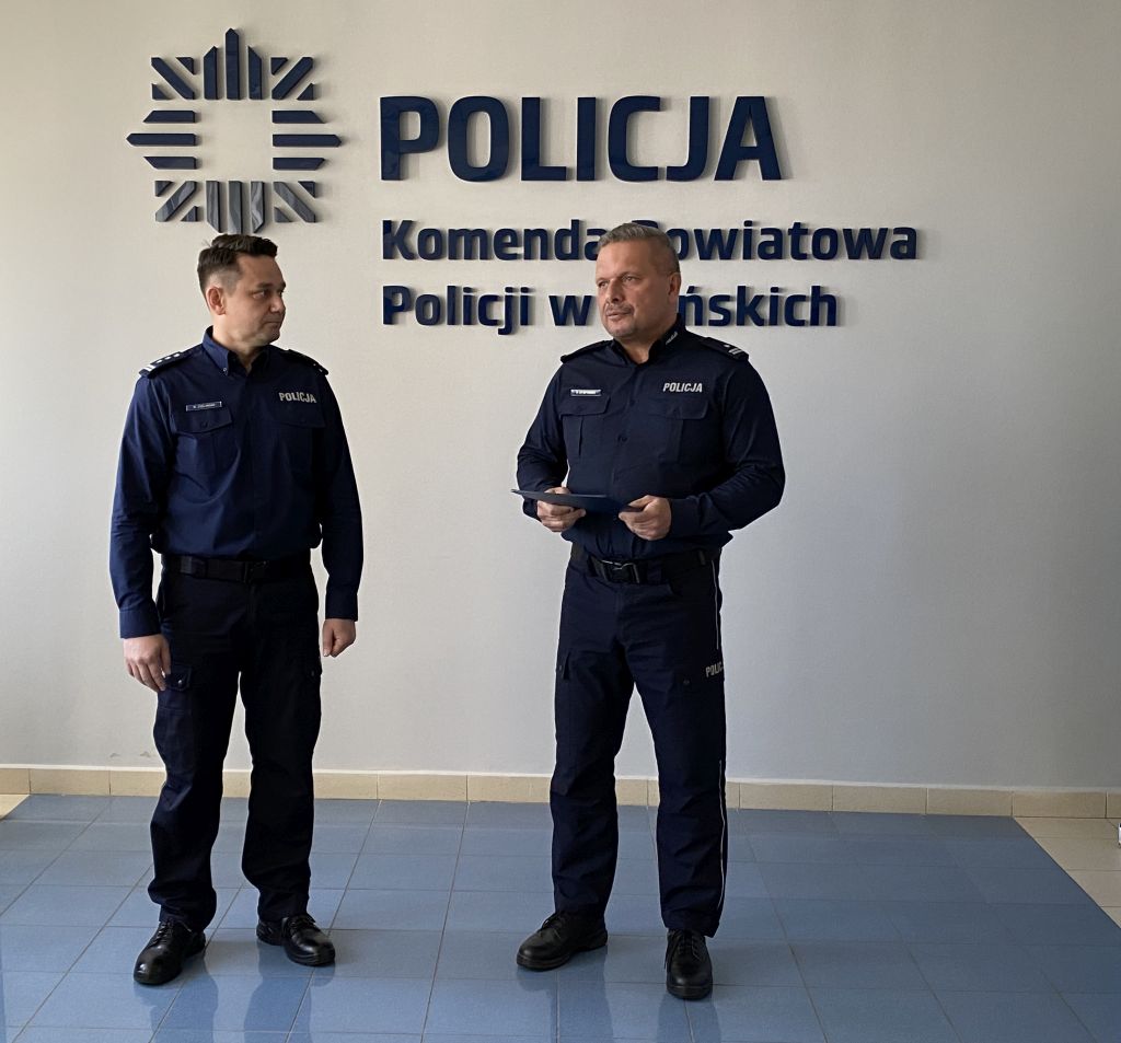 Powołanie Pierwszego Zastępcy Komendanta Powiatowego Policji W Końskich ...