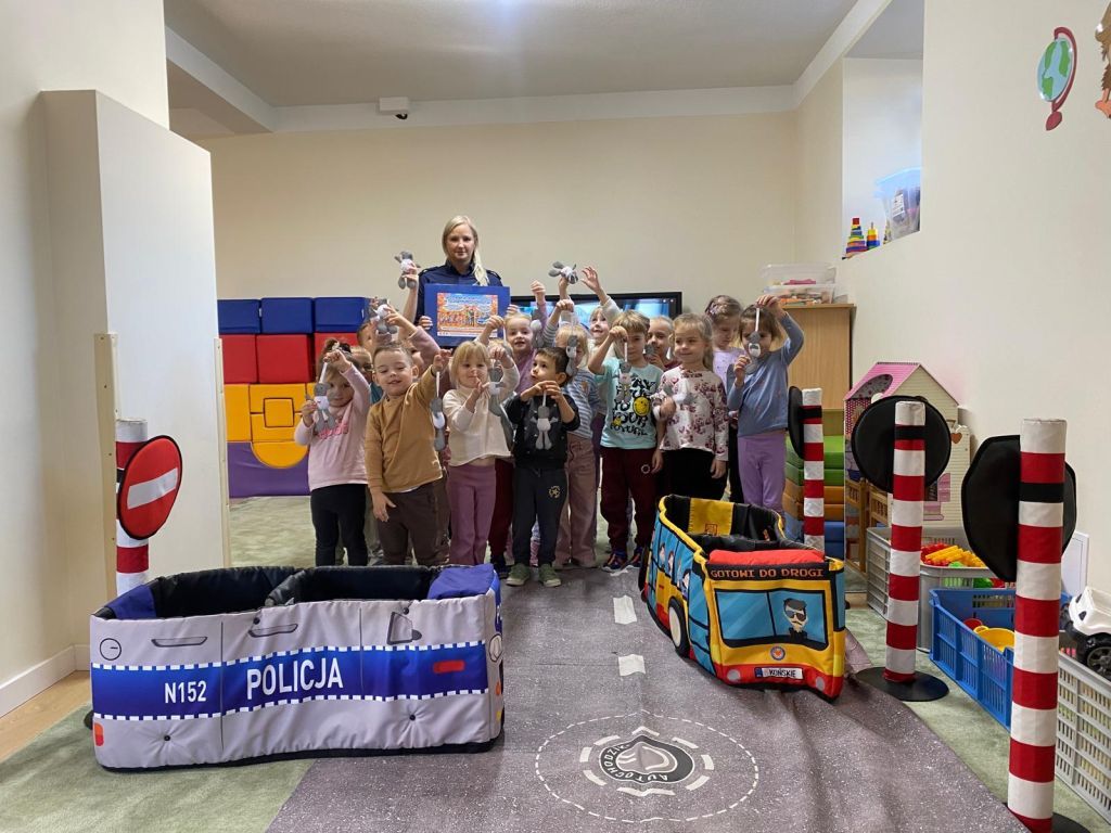 Spotkanie profilaktyczne dla przedszkolaków w Komorowie